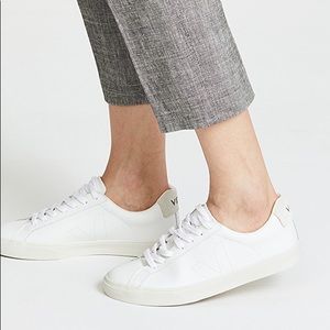 Veja esplar white leather sneakers